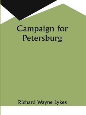 cover image of Campaign for Petersburg